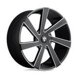 22X9.5 DUB 1PC S133 DIRECTA MATTE BLACK MILLED 5X115/5X120.65