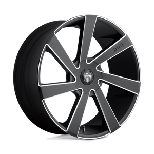 22X9.5 DUB 1PC S133 DIRECTA MATTE BLACK MILLED 6X132