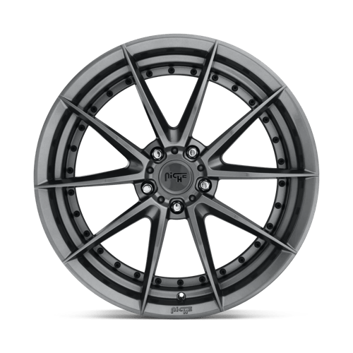 20X10.5 Niche 1PC M197 SECTOR GLOSS ANTHRACITE 5X114.3