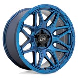 20" Black Rhino Hard Alloys SHOCKWAVE GLOSS MIDNIGHT BLUE 5X127