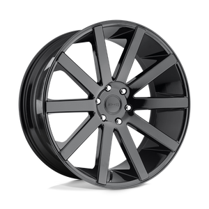 22X9.5 DUB 1PC S219 SHOT CALLA GLOSS BLACK 6X139.7