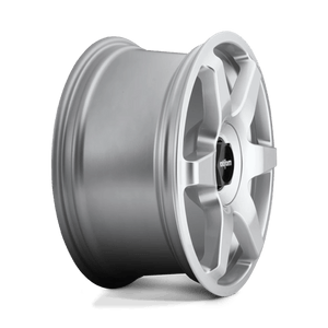 18X8.5 Rotiform R114 SIX GLOSS SILVER 5X100/5X112