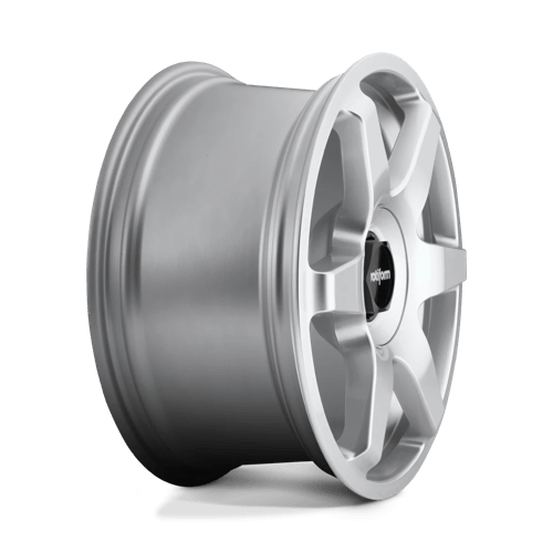 18X8.5 Rotiform R114 SIX GLOSS SILVER 5X100/5X112