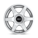 18X8.5 Rotiform R114 SIX GLOSS SILVER 5X100/5X112