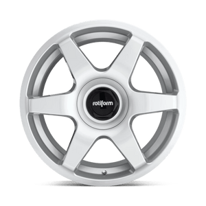 18X8.5 Rotiform R114 SIX GLOSS SILVER 5X100/5X112