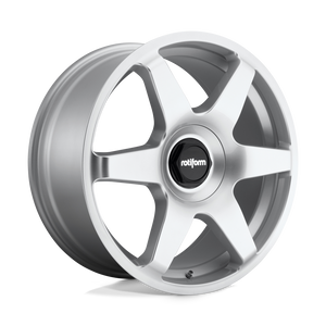 19X8.5 Rotiform R114 SIX GLOSS SILVER 5X100/5X112