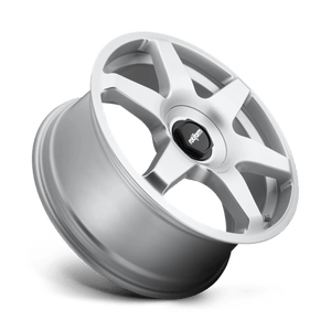 18X8.5 Rotiform R114 SIX GLOSS SILVER 5X100/5X112