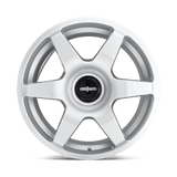 18X8.5 Rotiform R114 SIX GLOSS SILVER 5X100/5X112