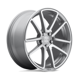 19X8.5 Rotiform R120 SPF GLOSS SILVER MACHINED 5X112