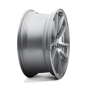 18X8.5 Rotiform R120 SPF GLOSS SILVER MACHINED 5X114.3