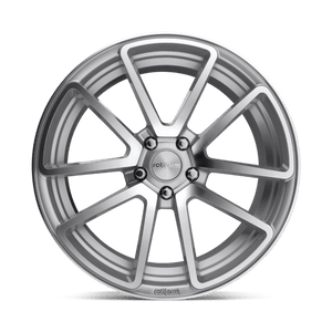 18X8.5 Rotiform R120 SPF GLOSS SILVER MACHINED 5X114.3