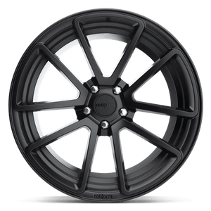 19X8.5 Rotiform R122 SPF MATTE BLACK 5X114.3