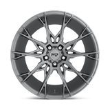 20X10.5 Niche 1PC M182 STACCATO MATTE ANTHRACITE 5X112