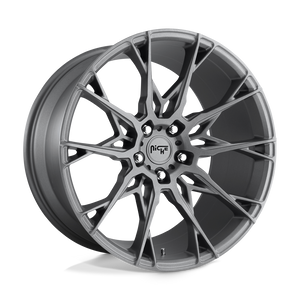 20X10 Niche 1PC M182 STACCATO MATTE ANTHRACITE 5X114.3