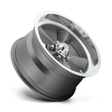 15X7 US Mag 1PC U102 STANDARD MATTE GUN METAL 5X114.3