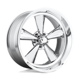 18X11 US Mag 1PC U818 TEMPLAR CHROME PLATED 5X120.65