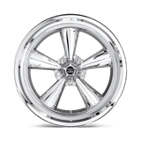 15X7 US Mag 1PC U104 STANDARD CHROME PLATED 5X114.3