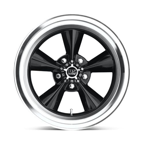 15X7 US Mag 1PC U107 STANDARD GLOSS BLACK 5X114.3