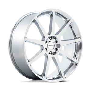 24X10 Status MAMMOTH CHROME 6X135