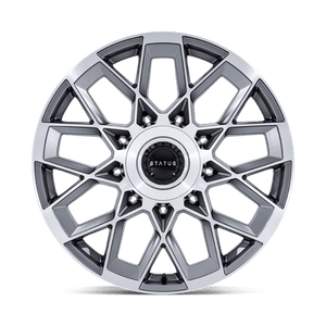 22X9.5 Status ST005 MATRIX ANTHRACITE MIRRORED 6X139.7