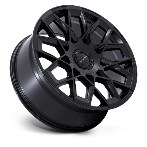 22X9.5 Status ST005 MATRIX MATTE BLACK BLANK