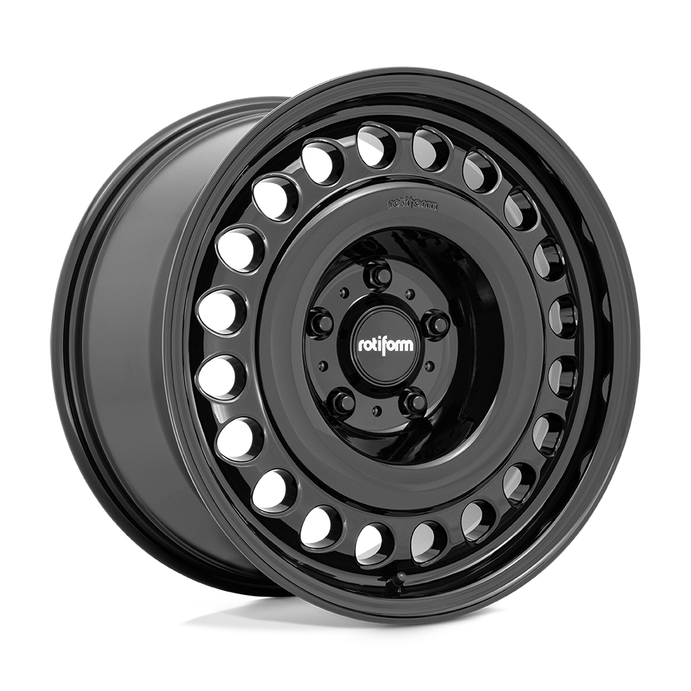 20X9 Rotiform R191 STL GLOSS BLACK 5X130