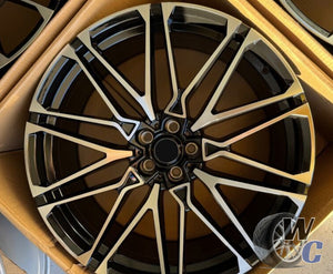 20” Wheels Fit BMW X7 2019–2025 |  Factory Style Rims |  Gloss Black Machined Face |  Set of 4