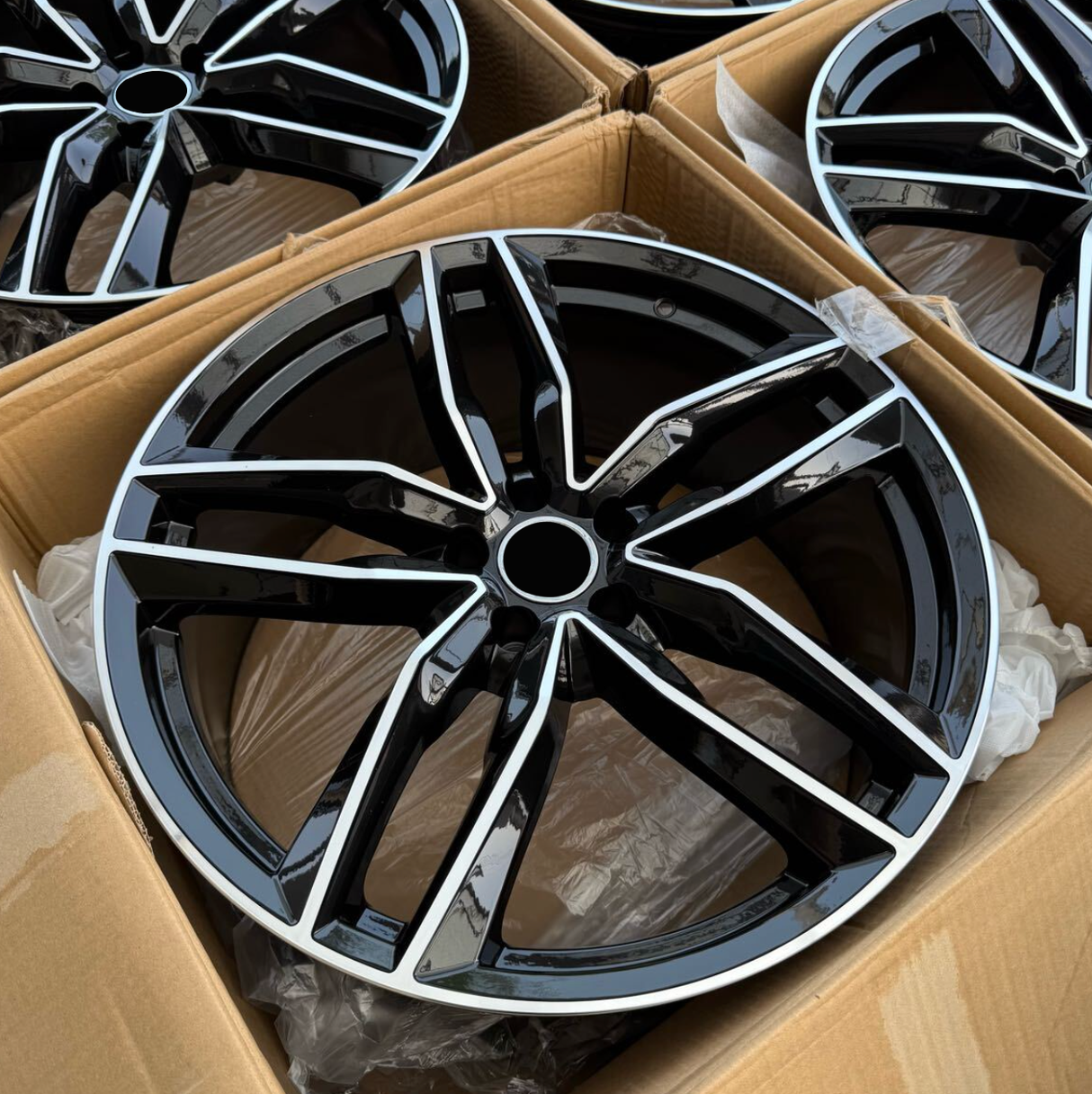 21” Rims - Made to Fit Audi Q5 | OE Style | 2008 2009 2010 2011 2012 2013 2014 2015 2016 2017 2018 2019 2020 2021 2022 2023 2024 2025 2026 | 21x9 Wheels Brand New - Model 49