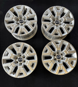 17” Nissan Frontier Rims 2005 2006 2007 2008 2009 2010 2011 2012 2013 2014 2015 2016 2017 2018 2019 2020 2021 2022 2023 2024 2025 OEM Original Wheels 17x7.5 Silver