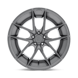 20X10 Niche 1PC M129 TARGA MATTE GUN METAL 5X120
