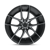 20X10.5 Niche 1PC M130 TARGA MATTE BLACK DOUBLE DARK TINT 5X130