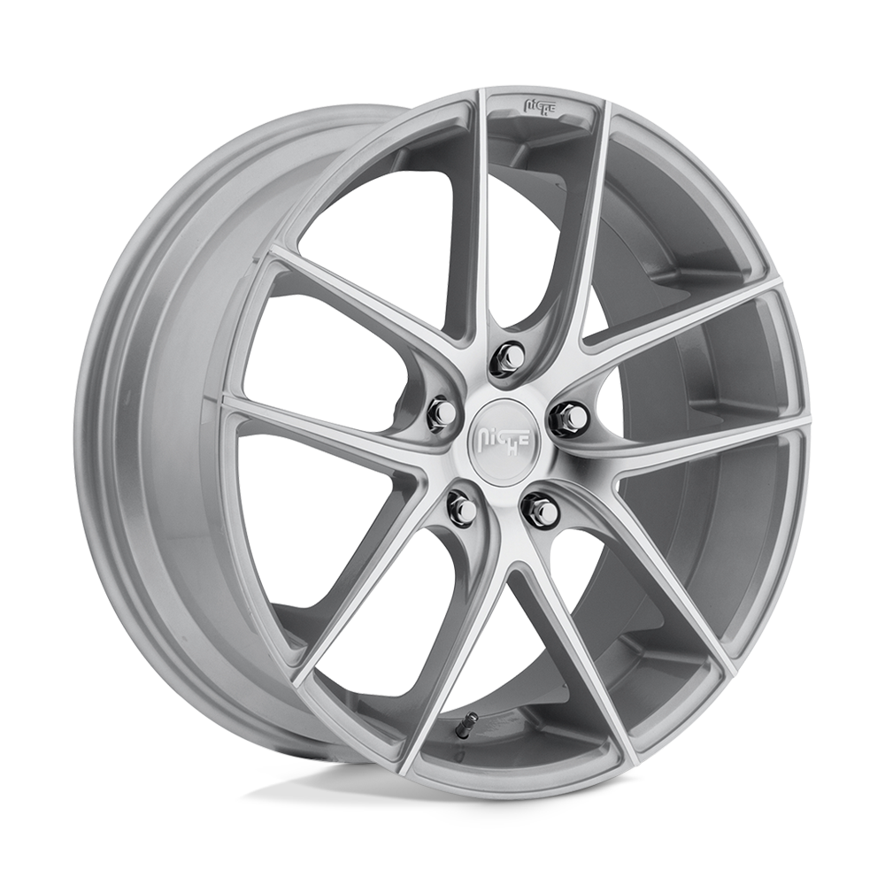 20X8.5 Niche 1PC M131 TARGA GLOSS SILVER MACHINED 5X114.3