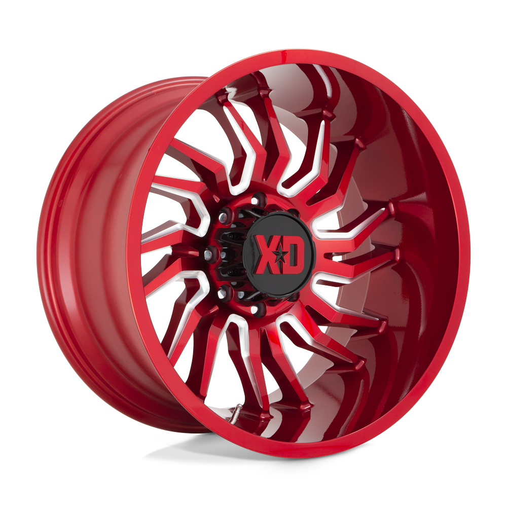 20X10 XD XD858 TENSION CANDY RED MILLED 5X127