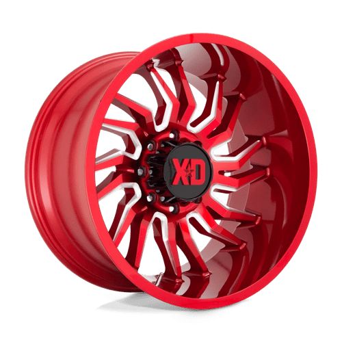 22X10 XD XD858 TENSION CANDY RED MILLED 8X170