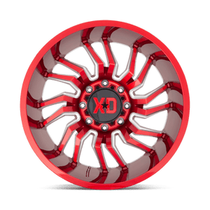 22X10 XD XD858 TENSION CANDY RED MILLED 8X170