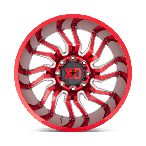 20X10 XD XD858 TENSION CANDY RED MILLED 5X127