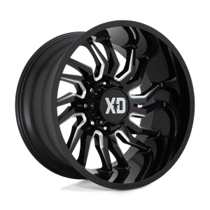 20X10 XD XD858 TENSION GLOSS BLACK MILLED 5X127