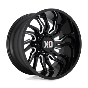 20X10 XD XD858 TENSION GLOSS BLACK MILLED 8X165.1