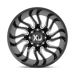 22X10 XD XD858 TENSION GLOSS BLACK MILLED 6X135