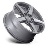 18X8 Niche 1PC M270 TERAMO ANTHRACITE BRUSHED FACE TINT 5X112
