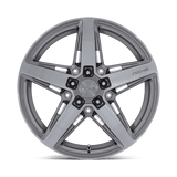 18X8 Niche 1PC M270 TERAMO ANTHRACITE BRUSHED FACE TINT 5X114.3