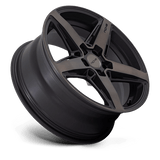 18X8 Niche 1PC M271 TERAMO MATTE BLACK W DOUBLE DARK TINT 5X108