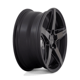 18X8 Niche 1PC M271 TERAMO MATTE BLACK W DOUBLE DARK TINT 5X100
