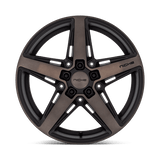 18X8 Niche 1PC M271 TERAMO MATTE BLACK W DOUBLE DARK TINT 5X100