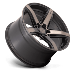 20X10.5 Niche 1PC M271 TERAMO MATTE BLACK W DOUBLE DARK TINT 5X112