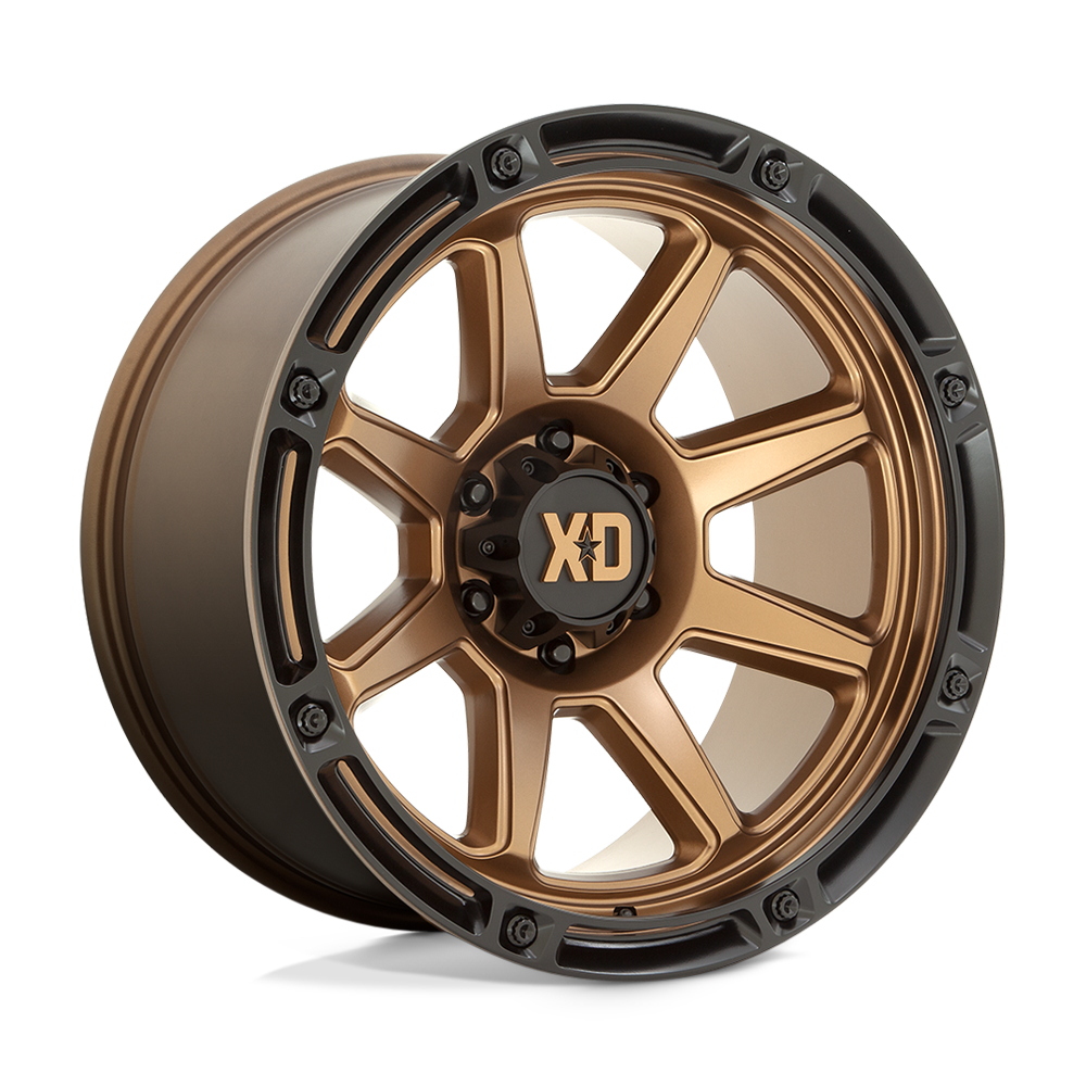 20X9 XD XD863 MATTE BRONZE W/ BLACK LIP 8X170