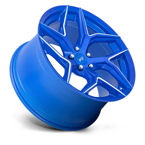 20X9 Niche 1PC M268 TORSION ANODIZED BLUE MILLED 5X120