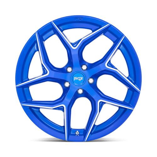 20X10.5 Niche 1PC M268 TORSION ANODIZED BLUE MILLED 5X114.3