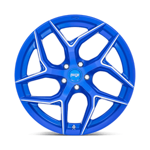20X9 Niche 1PC M268 TORSION ANODIZED BLUE MILLED 5X120