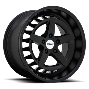 18" TSW DEGNER SEMI GLOSS BLACK 5X114.3